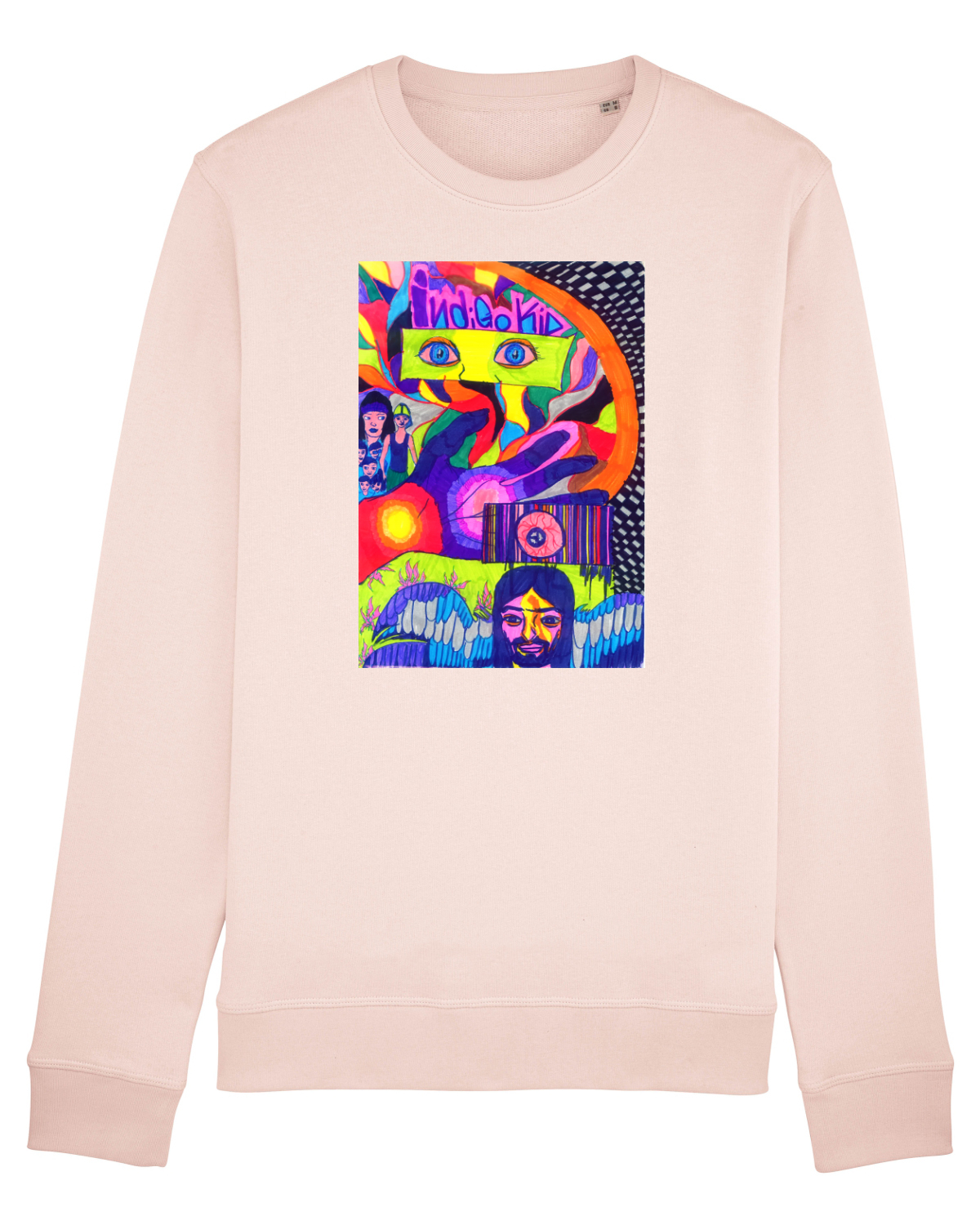 Bluză mânecă lungă Unisex Rise Candy Pink