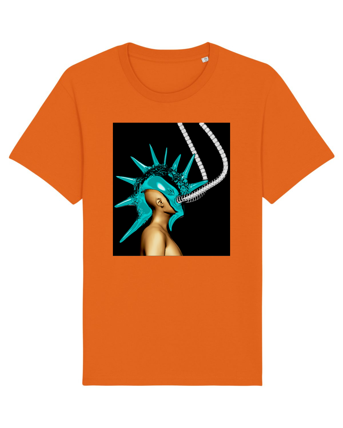 Tricou mânecă scurtă Unisex Rocker Bright Orange