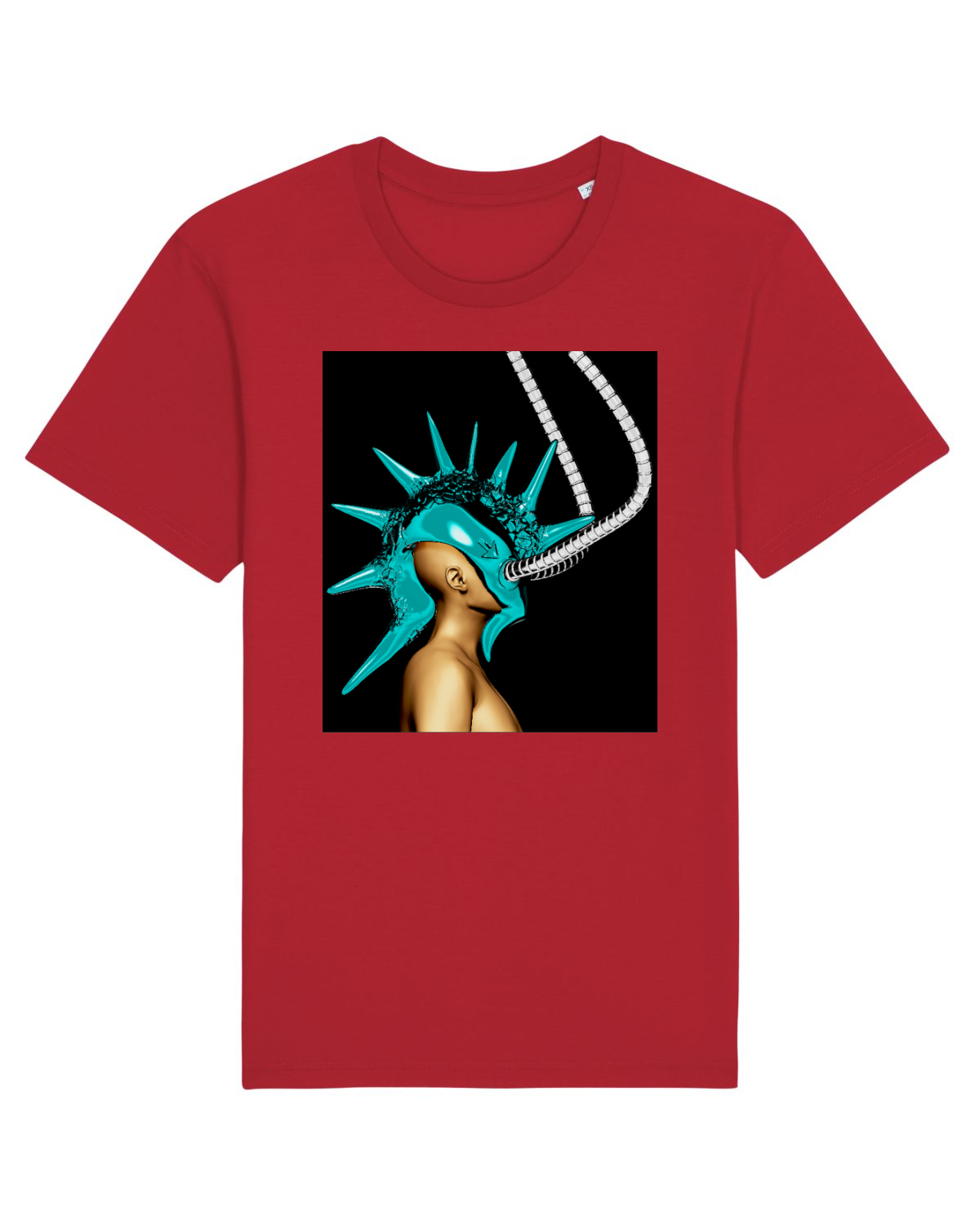 Tricou mânecă scurtă Unisex Rocker Red