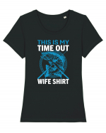 This Is My Time Out Wife Shirt Tricou mânecă scurtă guler larg fitted Damă Expresser