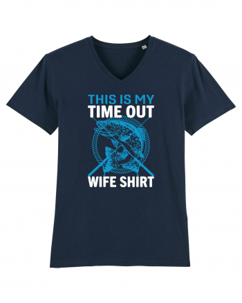 This Is My Time Out Wife Shirt French Navy