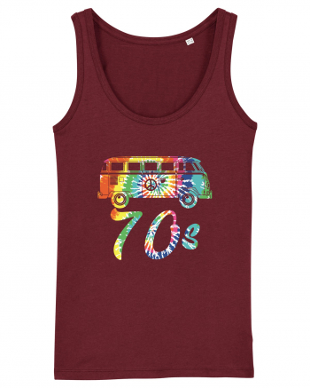 70's Hippie Van Life Burgundy