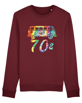 70's Hippie Van Life Burgundy