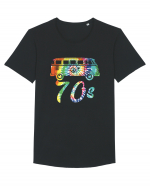 70's Hippie Van Life Tricou mânecă scurtă guler larg Bărbat Skater