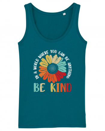 Be Kind Hippie Flower Ocean Depth