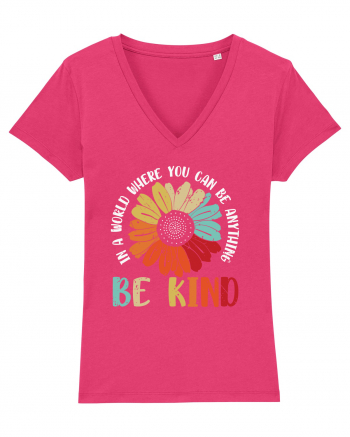 Be Kind Hippie Flower Raspberry