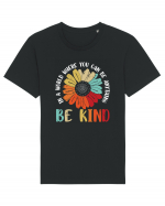 Be Kind Hippie Flower Tricou mânecă scurtă Unisex Rocker