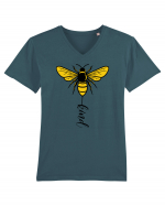 Bee Kind Tricou mânecă scurtă guler V Bărbat Presenter