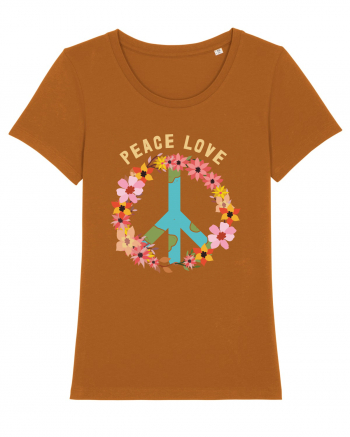 Flower Peace Love Roasted Orange