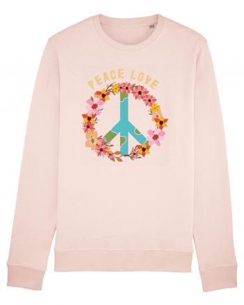 Flower Peace Love Candy Pink