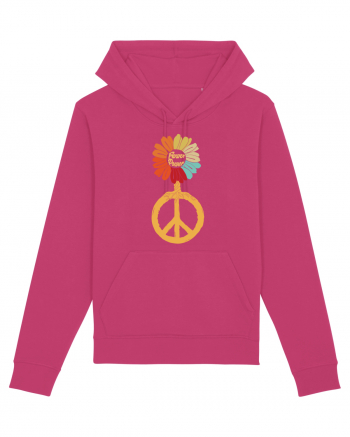 Flower Power Peace Sign Raspberry