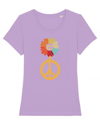 Flower Power Peace Sign Lavender Dawn