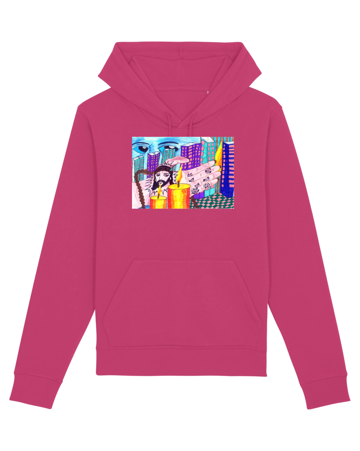 Hanorac Unisex Drummer Raspberry