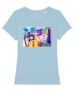 Hope Tricou mânecă scurtă guler larg fitted Damă Expresser