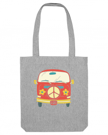 Flower Power Van Heather Grey