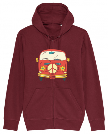 Flower Power Van Burgundy