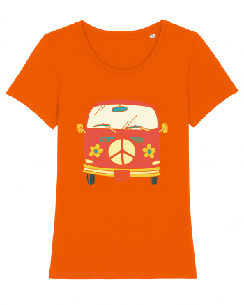 Flower Power Van Bright Orange