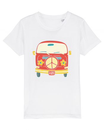 Flower Power Van White