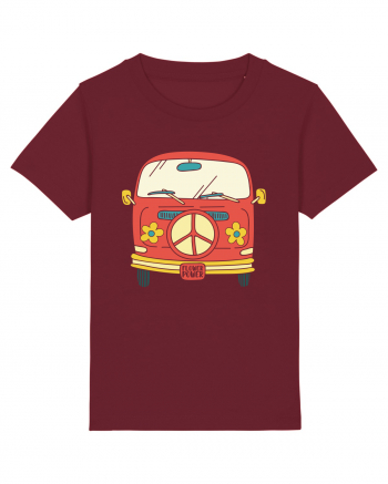 Flower Power Van Burgundy