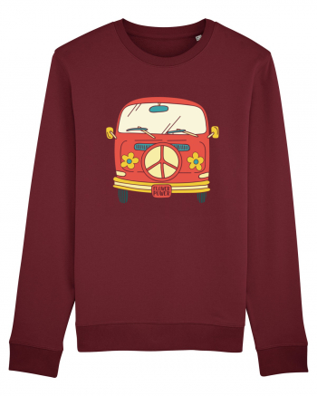 Flower Power Van Burgundy