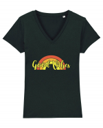 Good Vibes Tricou mânecă scurtă guler V Damă Evoker