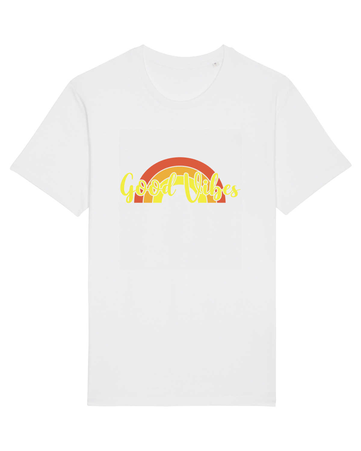 Tricou mânecă scurtă Unisex Rocker White