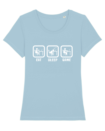 Eat Sleep Game Sky Blue