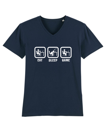 Eat Sleep Game French Navy