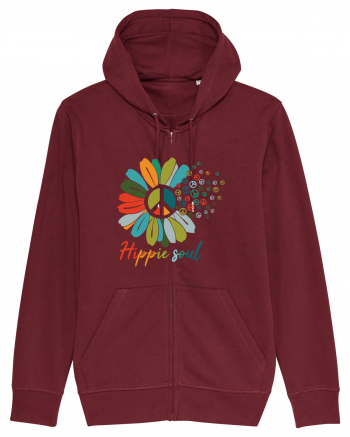 Hippie Soul Flower Burgundy