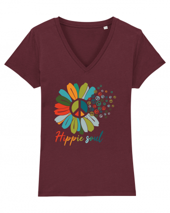 Hippie Soul Flower Burgundy