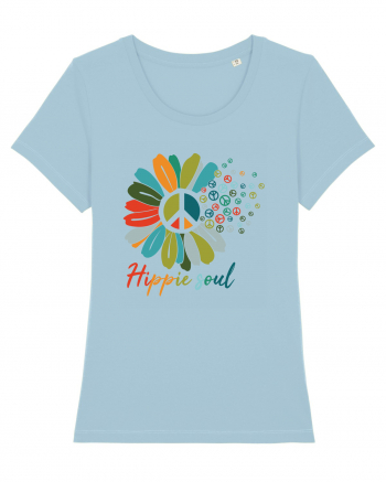 Hippie Soul Flower Sky Blue