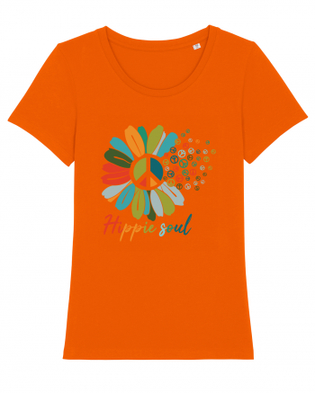 Hippie Soul Flower Bright Orange