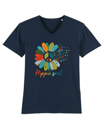 Hippie Soul Flower French Navy