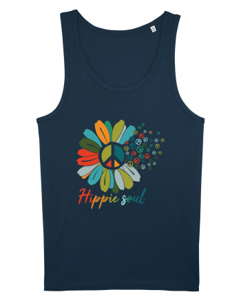 Hippie Soul Flower Navy