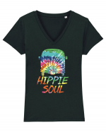 Hippie Soul Tricou mânecă scurtă guler V Damă Evoker