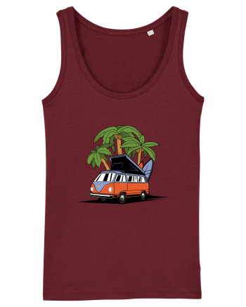 Hippie Summer Surf Burgundy