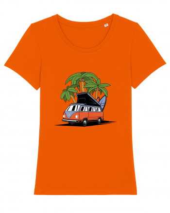 Hippie Summer Surf Bright Orange