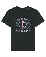 Imagine All The People Living Life In Peace Tricou mânecă scurtă Unisex Rocker