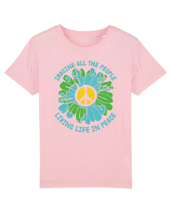 Living Life In Peace Cotton Pink