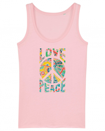 Love And Peace Cotton Pink