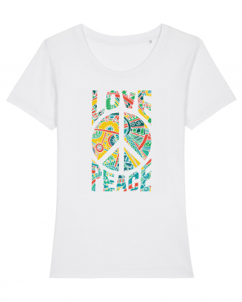 Love And Peace White