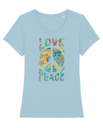 Love And Peace Sky Blue
