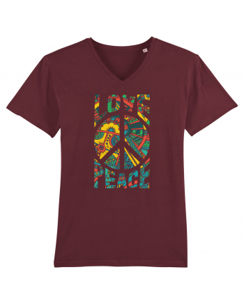 Love And Peace Burgundy