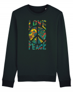 Love And Peace Bluză mânecă lungă Unisex Rise