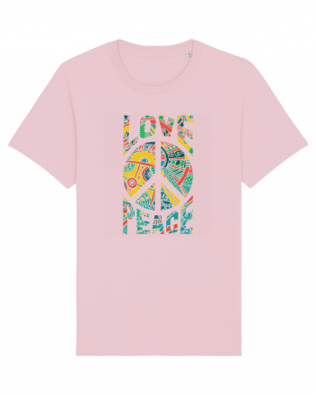 Love And Peace Cotton Pink