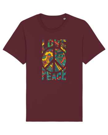 Love And Peace Burgundy