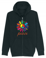 Peace Flower Hanorac cu fermoar Unisex Connector