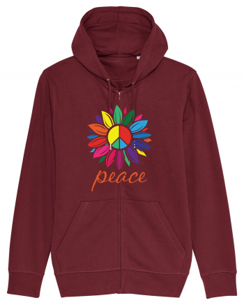 Peace Flower Burgundy