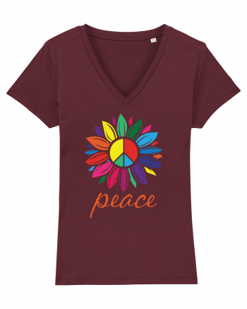 Peace Flower Burgundy