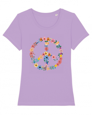 Peace Hippie Flowers Lavender Dawn